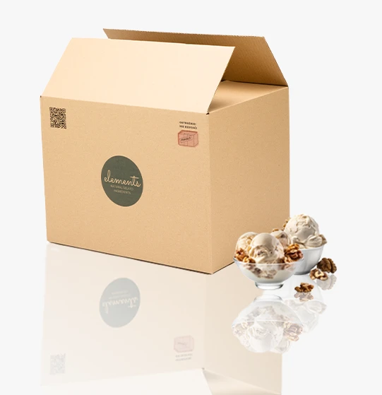 gelato box elements lody składniki buduj relacje pudełko z nadrukiem