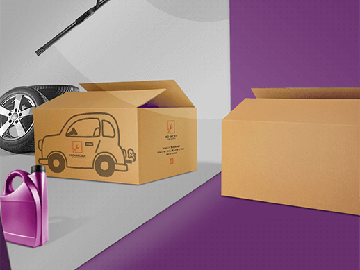 pudełka kartonowe z nadrukiem