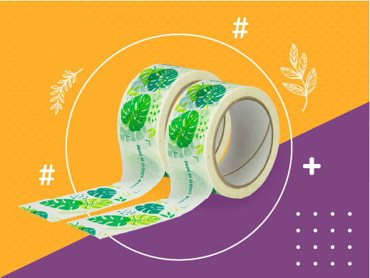 taśma papierowa z własnym nadrukiem